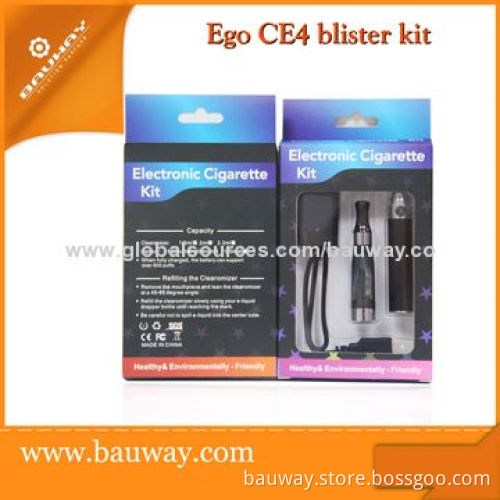 Bauway Manufacturer 1,000 Puffs (CE9-03 = CE4) 1.6mL Blister/E Cig Starter Kit, OEM Available